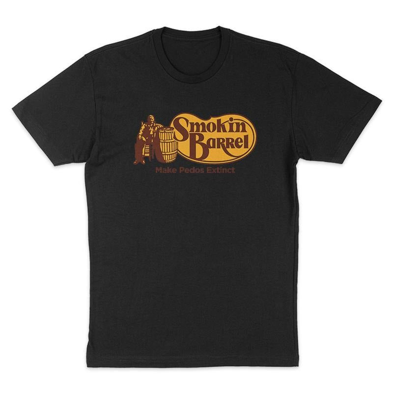 Smokin' Barrel Tee, Funny Shirt, Dark Humor Tee, Hoodie Sweatshirt | ZylaModa.com