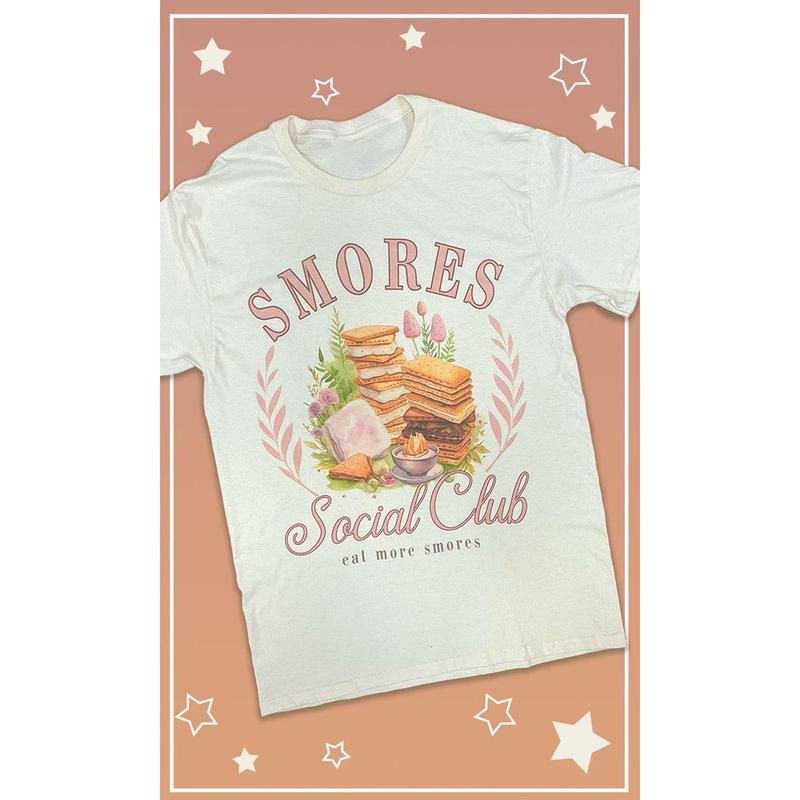 Smores Social Club Graphic T-Shirt Hoodie, Sweatshirt | ZylaModa.com