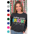Soft Chenille Making Spirits Bright Sweatshirt T-Shirts, Hoodie | ZylaModa.com