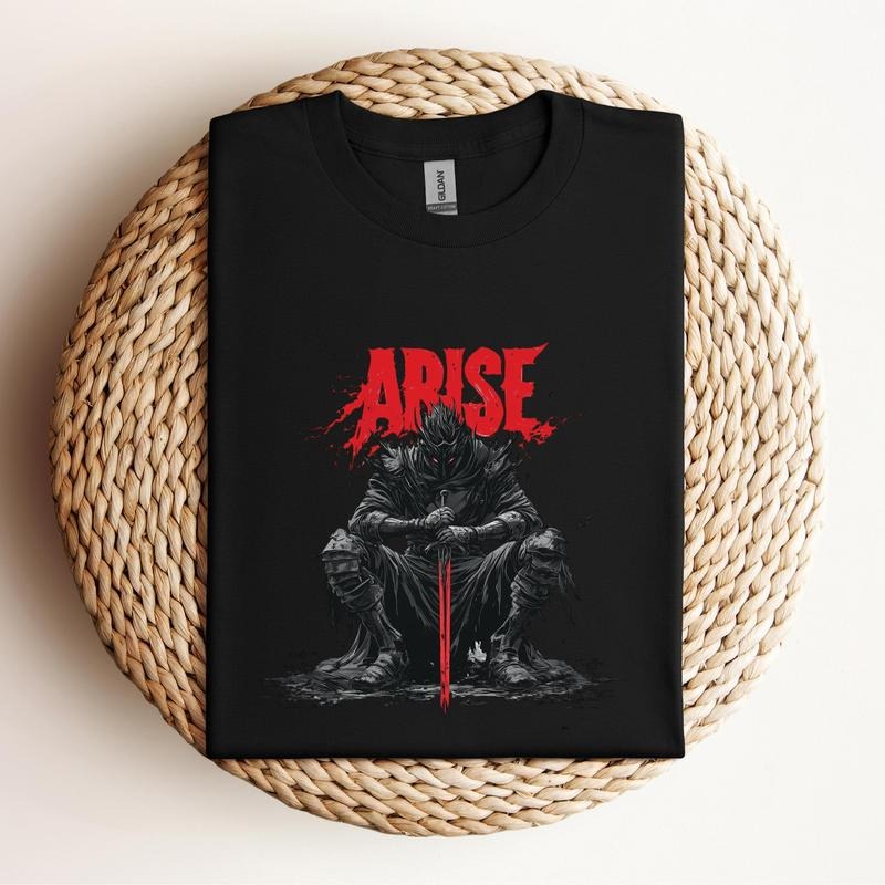 Solo Leveling ARISE T-Shirt, Shadow Monarch Anime Tee, Igris Manhwa Shirt Hoodie, Sweatshirt | ZylaModa.com