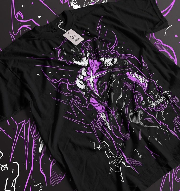 Solo Leveling Anime T-Shirt Anime Manga Unisex Tshirt T-Shirt Tee ALL SIZES Summer Shirts Menswear Top Underwear Man...