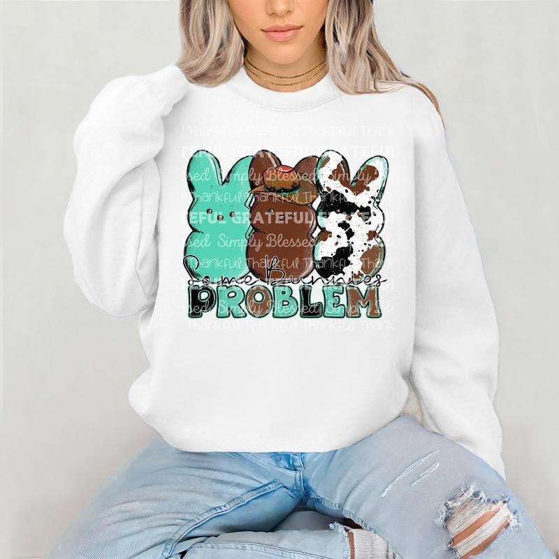 Some Bunnies DTF Transfers - THIS IS NOT A SHIRT Hoodie, Sweatshirt | ZylaModa.com