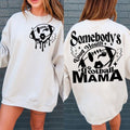 Somebody's Loud Mouth Football Mama , Football Mama T-Shirts, Hoodie, Sweatshirt | ZylaModa.com