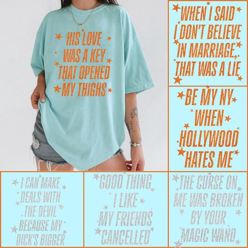 Song Lyrics Shirt Trending Lyrics T-Shirt Music Fan Gift Unisex Tee for Men Women Hoodie, Sweatshirt | ZylaModa.com