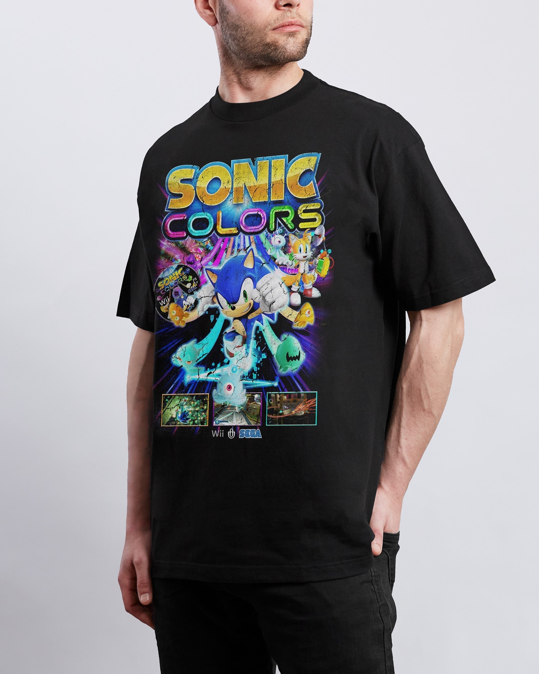 Video Games 'Sonic Colors' T-Shirt Hoodie, Sweatshirt | ZylaModa.com (Image 4)