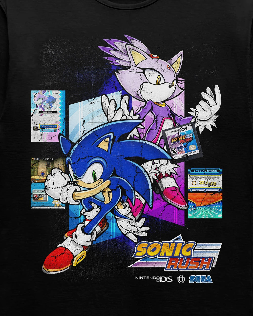 Video Games 'Sonic Rush' T-Shirt Hoodie, Sweatshirt | ZylaModa.com (Image 2)