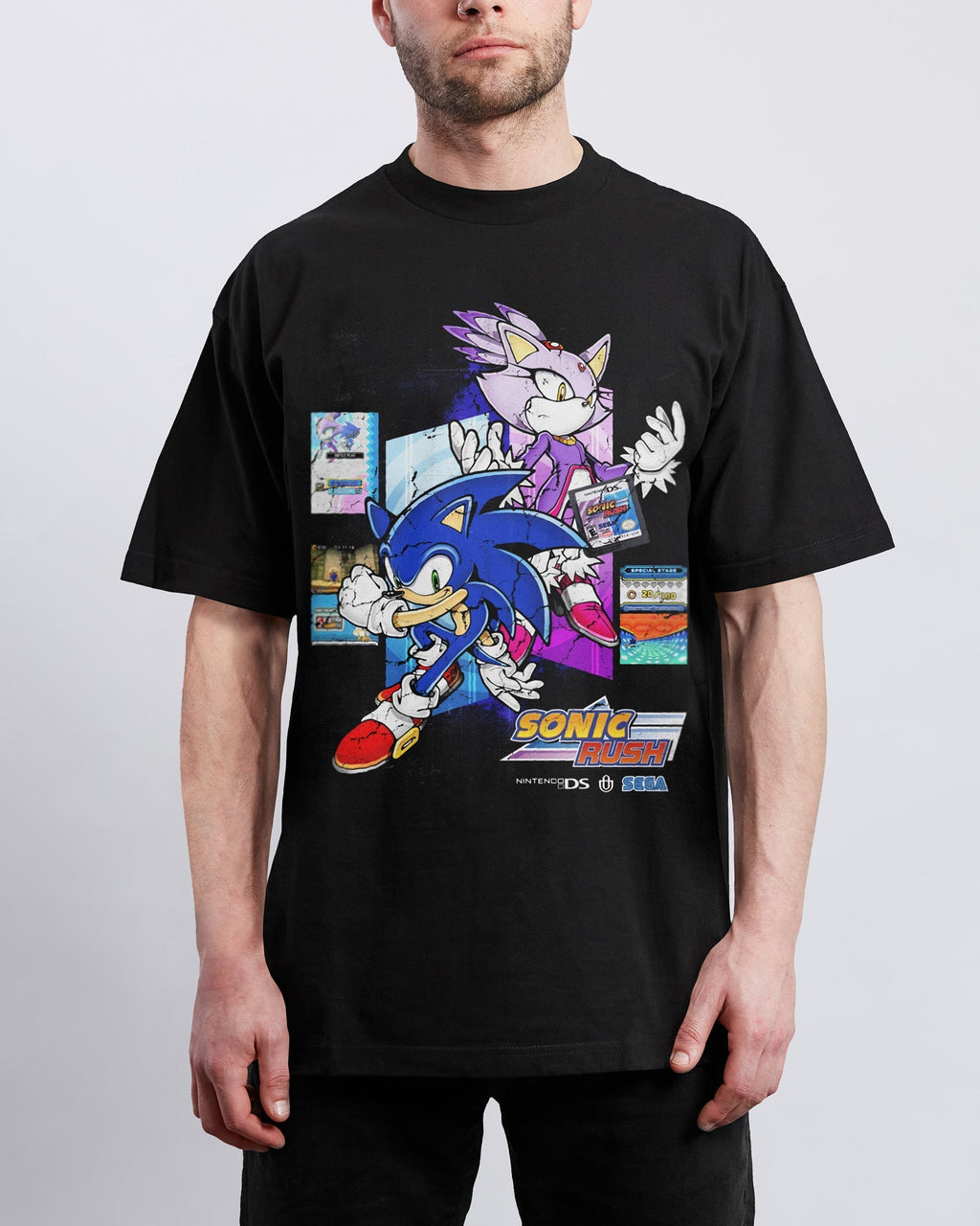 Video Games 'Sonic Rush' T-Shirt Hoodie, Sweatshirt | ZylaModa.com (Image 3)