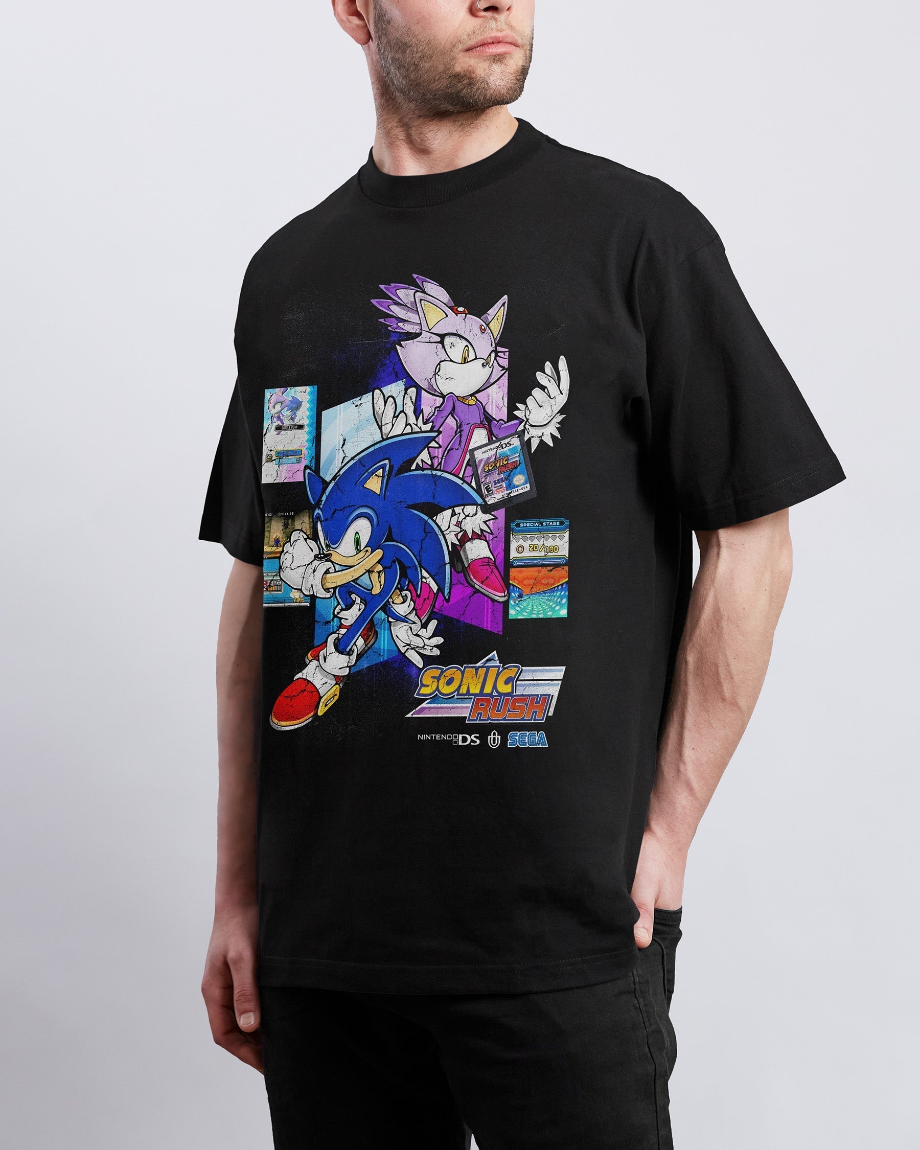Video Games 'Sonic Rush' T-Shirt Hoodie, Sweatshirt | ZylaModa.com (Image 4)