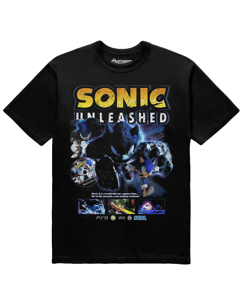Video Games 'Sonic Unleashed' T-Shirt Hoodie, Sweatshirt | ZylaModa.com (Image 1)
