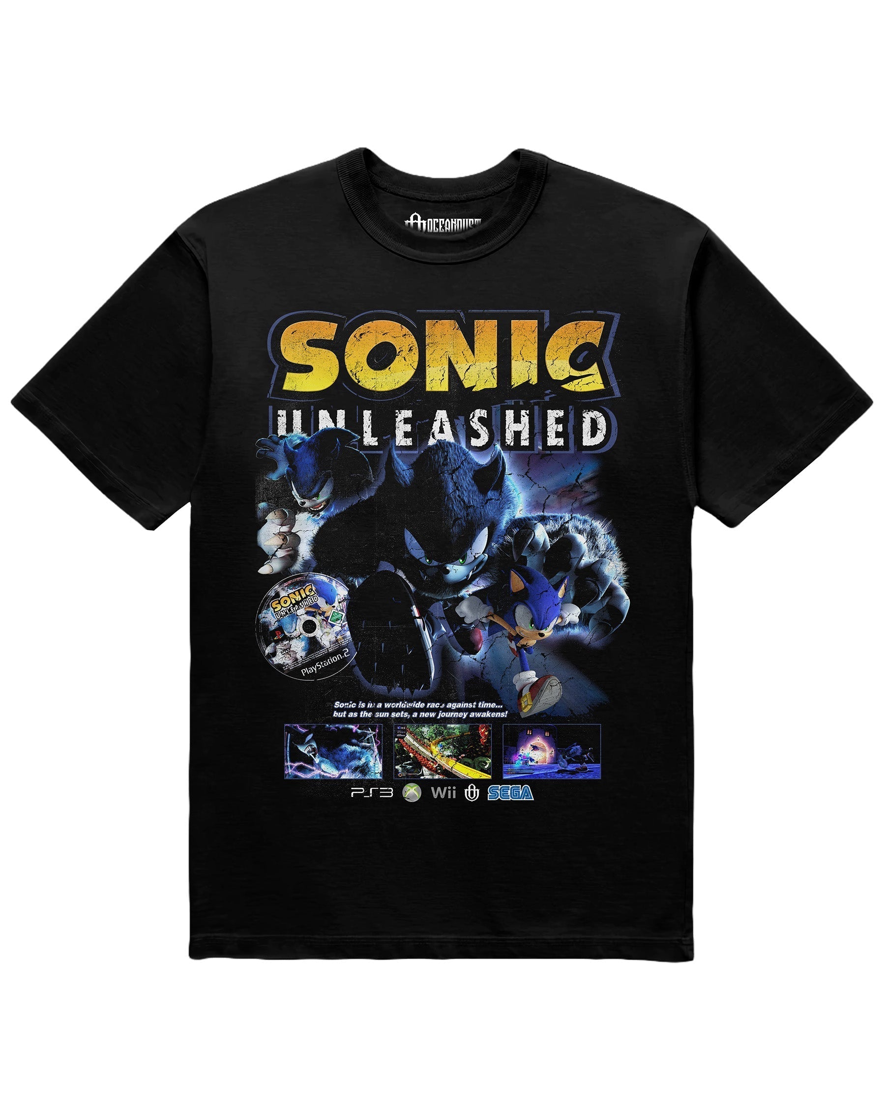 Video Games 'Sonic Unleashed' T-Shirt Hoodie, Sweatshirt | ZylaModa.com (Image 1)