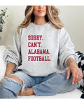 Sorry Can't College Football Sweatshirt T-Shirts, Hoodie | ZylaModa.com