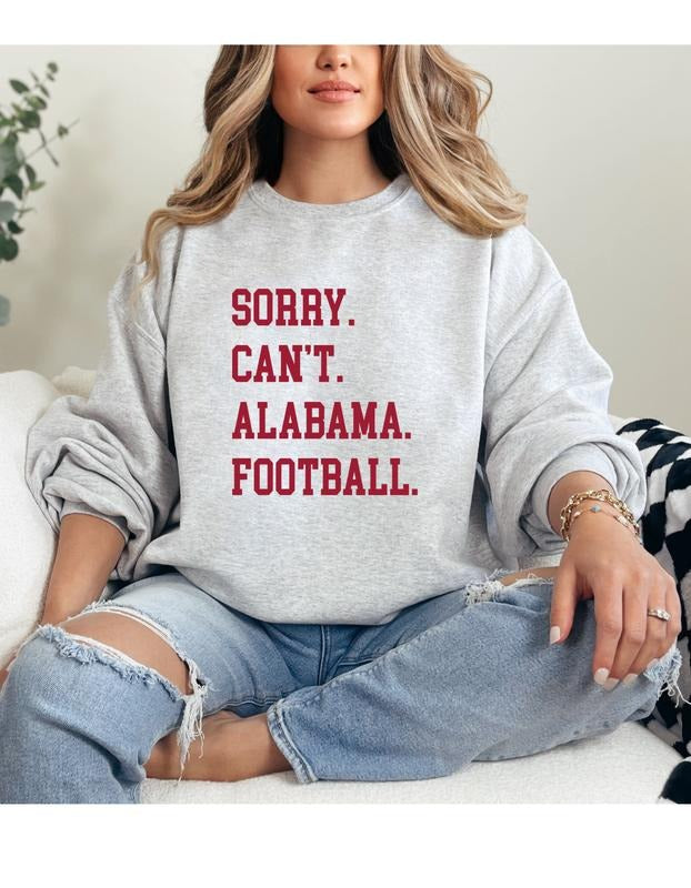 Sorry Can't College Football Sweatshirt T-Shirts, Hoodie | ZylaModa.com