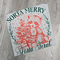 Sorta Merry Sorta Feral Graphic Tee or Sweatshirt Hoodie | ZylaModa.com