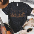 Southern Bull Skull Soft Graphic Tee Hoodie, Sweatshirt | ZylaModa.com