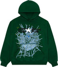 Sp5der Web Hoodie Hunter Green T-Shirts, Sweatshirt | ZylaModa.com