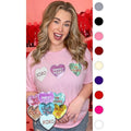 Sparkle Conversation Heart T-Shirt Hoodie, Sweatshirt | ZylaModa.com