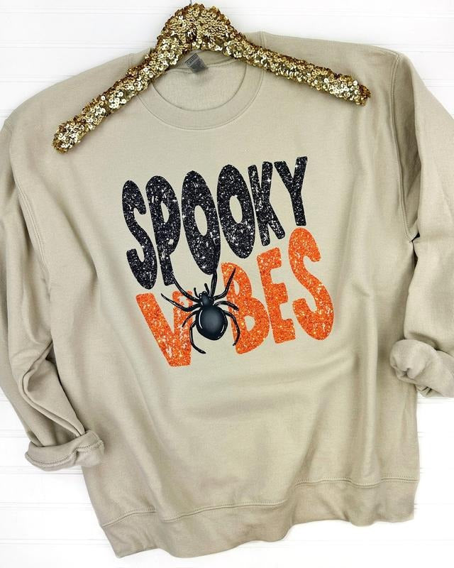 Sparkling Spooky Vibes Sweatshirt T-Shirts, Hoodie | ZylaModa.com