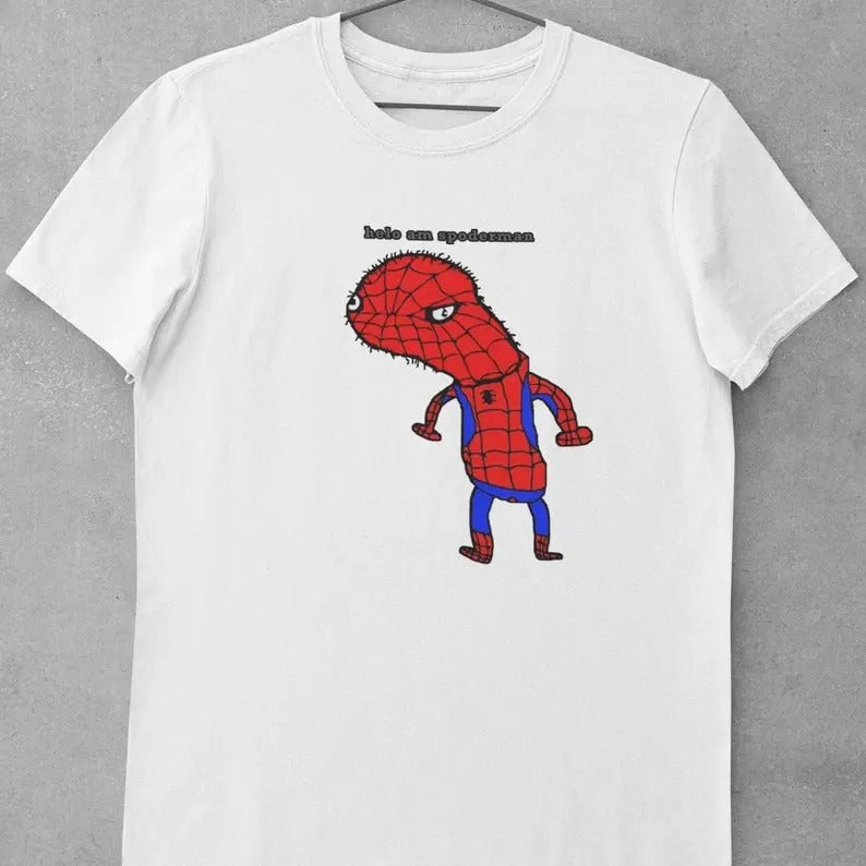 Spoderman Funny Meme Graphic T Shirt Hoodie, Sweatshirt | ZylaModa.com