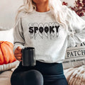 Spooky Sweatshirt Halloween Adult Sweatshirt Halloween Sweatshirt For Women Women's Halloween Sweatshirt Spooky Season...
