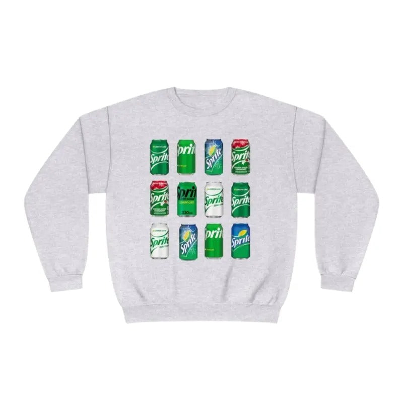 Sprite Unisex T-shirt Fun Gift For Soda Lover Retro Inspired Drink Shirt Unique Shirt For Party Or Sprite Tee Shirts,...