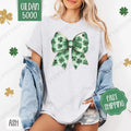 St Patrick Bow 1 Shirt Gildan, St Patrick's Day Women's Tee, Cute Women's Tshirt Plus Sizes Hoodie, Sweatshirt | ZylaModa.com