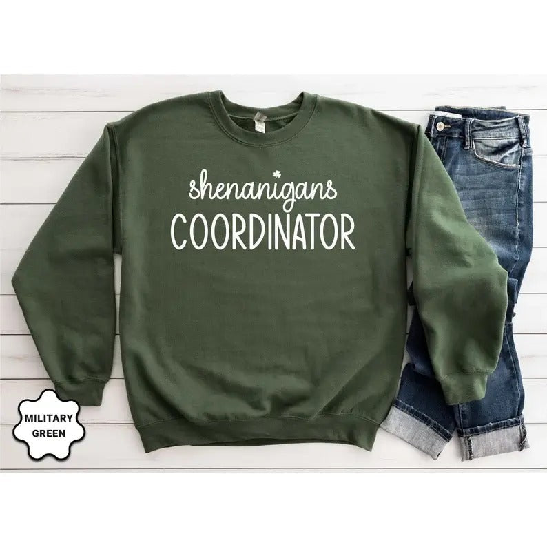 St Patrick's Day Sheninegans Begin Sweatshirt, Hoodie, T-Shirtstyle{n002}2 T-Shirts | ZylaModa.com