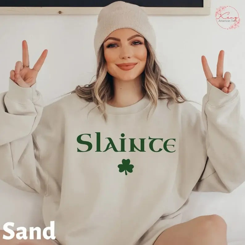 St Patrick's Day Snaike Begin Sweatshirt, Hoodie, T-Shirt | ZylaModa.com