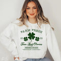 St Patricks Day Shirt, Farm Fresh Four Leaf Clovers Shirt, Lucky Shirt Shirt, Shamrock Shirt, Irish Clover Shirt, Four...