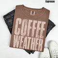 Stacked Coffee Weather Comfort Colors T-Shirt 'NLB' Hoodie, Sweatshirt | ZylaModa.com