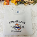 Stars Hollow Connecticut 1779 Embroidered Sweatshirt - Bookish Stars Hollow 1779 Embroidery Gifts - Fall Autumn Vibe...