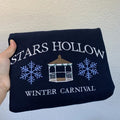 Stars Hollow Winter Carnival Embroidered Sweatshirt | Cozy Sweater | Winter Wonderland Apparel | Unisex Holiday...