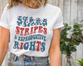 Stars and Stripes and Reproductive Rights T Shirt Hoodie Sweater, Feminist Shirt, Fourth of July Tee Social Justice...