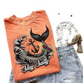 Stay Salty Neon Orange Summer TShirt