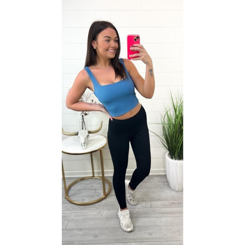 Stella Square Neck Crop Tank Top T-Shirts, Hoodie, Sweatshirt | ZylaModa.com