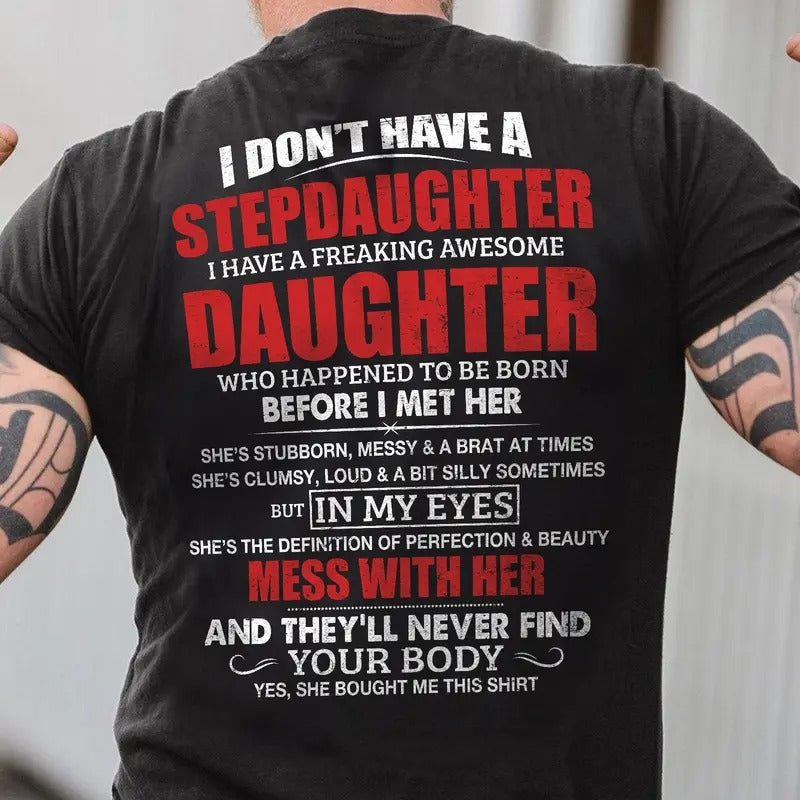 Stepdad Shirt Father's Day Gift, Bonus Dad Tee