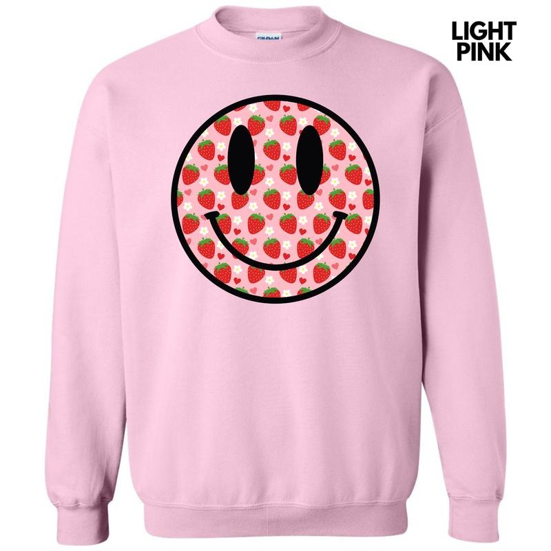 Strawberry Happy Face Sweatshirt 'NLB' T-Shirts, Hoodie | ZylaModa.com