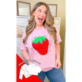 Strawberry Metallic Magic Puff  Graphic T-Shirts, Hoodie, Sweatshirt | ZylaModa.com