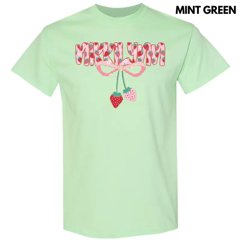 Strawberry Nikkilynn Gildan Short Sleeve T-Shirt 'NLB' Hoodie, Sweatshirt | ZylaModa.com