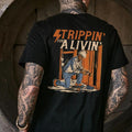 Strippin' For A Livin' Printed Men's T-shirt Gifts for the Man of Character,Merch gift Casual Breathable Menswear Classic...