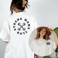Strong Moms Club Tshirt Loose Fit Graphic Fitness Tee Inspirational Quote T Shirt Mama Pump Cover Crewneck Mental Health...