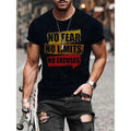 Stylish Crew Neck Graphic T-Shirts for Men - Soft, Breathable, Exquisite Letter Prints, Trendy Casual Daily Wear for Summer