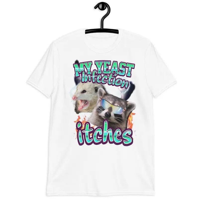 Stylish My Yeast Infection Itches Tshirt- Funny Women's Graphic Tee - Funny Tshirt Hoodie, Sweatshirt | ZylaModa.com