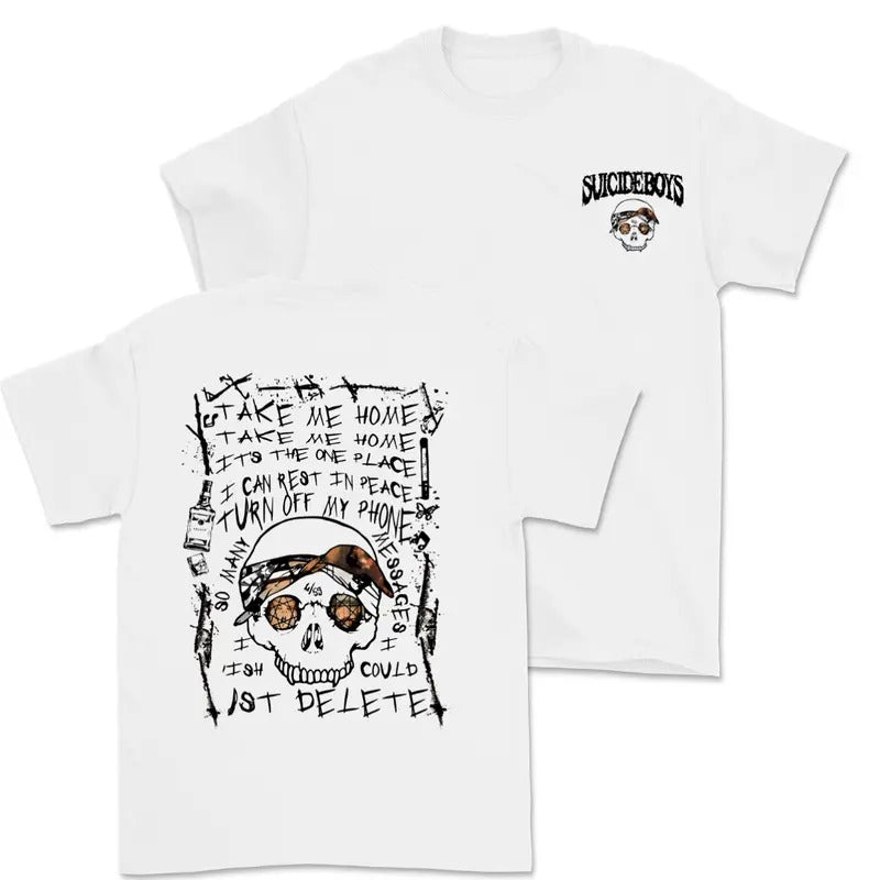 Suicide Boys Skeleton 2 Side Shirt, Vintage Suicideboys Shirt Sweatshirt, SuicideBoys merch, Suicide Boys Now The Moon's...