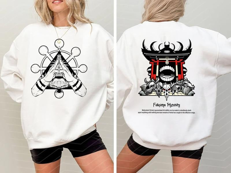 Sukuna T-shirt, Anime Lovers Sweatshirt Hoodie A8 | ZylaModa.com