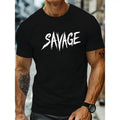 Summer Casual Mens Graphic Tee