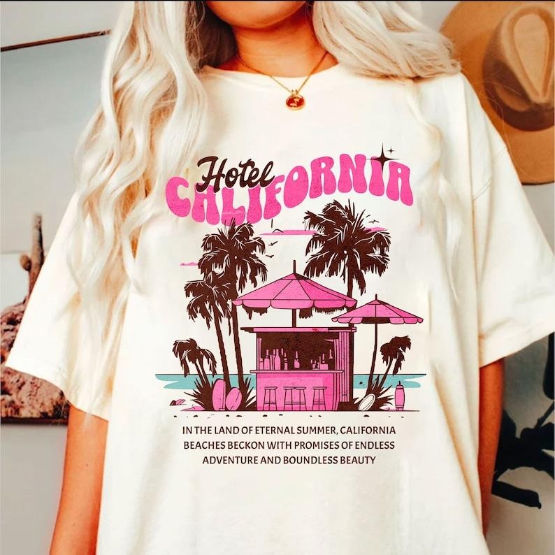 Summer T Shirt Hoodie Sweater,California Shirt,Retro Summer Sublimation Beach Shirt Aesthetic Summer Trendy Summer Shirt...