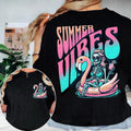 Summer Vibes Shirt, Beach Vibes Shirt, Spooky Summer Skeleton  tshirt  for girls Hoodie, Sweatshirt | ZylaModa.com