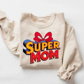 Super Mom Shirts, Mother's Day Sweatshirt, Super Mother Tee, Super Mom Gift Shirt, Mother's Day Shirt, Supermom Shirt,...