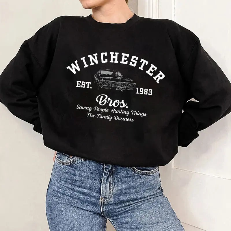 Supernatural Winchester Bros T-Shirt Hoodie, Sweatshirt | ZylaModa.com