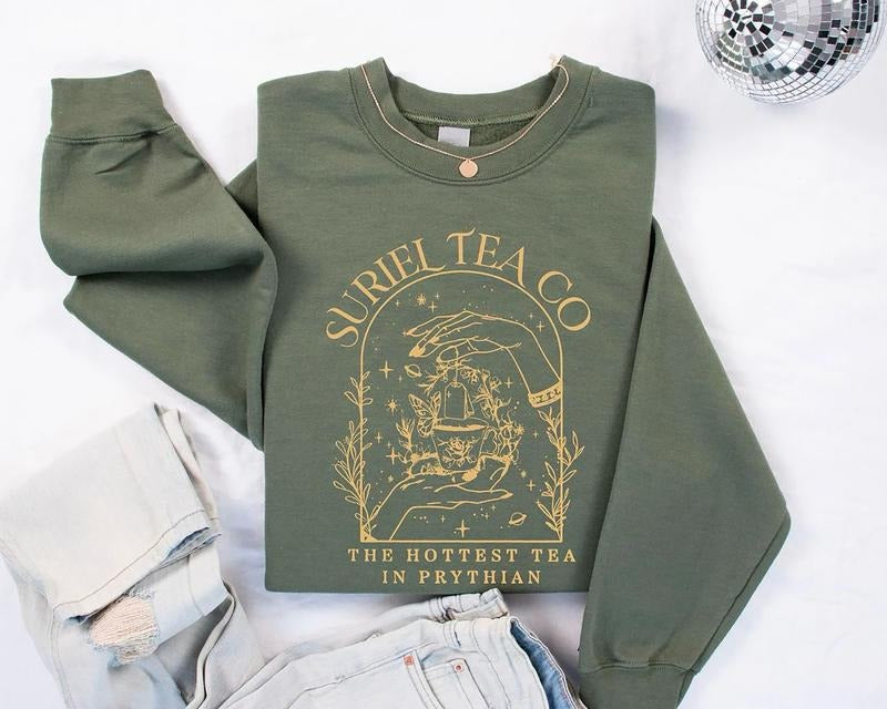 Suriel Tea Co Sweatshirt, Acotar Sweatshirt, A Court Of Thorns And Roses Shirt, The Night Court Sweatshirt, Bookish...